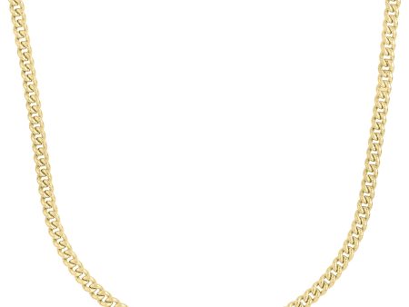 14K Gold 4.1mm Light Gourmette Chain Online