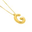 14K Helium Initial G Pendant For Cheap