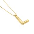 14K Helium Initial L Pendant Online Hot Sale