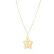 14K Cutout Star Pendant Hot on Sale