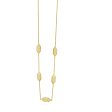 14K Elongated Hexagon Link Necklace Fashion