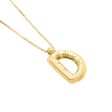 14K Helium Initial D Pendant Cheap