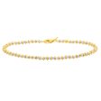 14K Gold Pallina Bead TT Chain Fashion