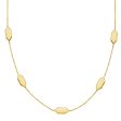 14K Elongated Hexagon Link Necklace For Cheap