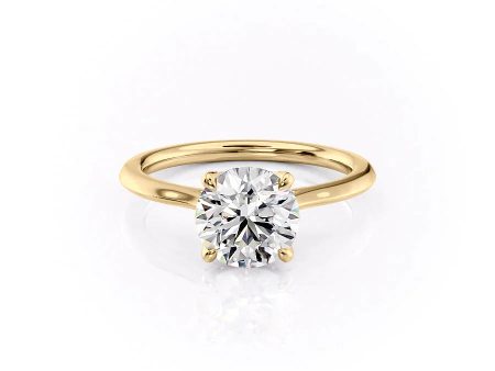 The Madison Set With A 2.5 Carat Round Moissanite Online Hot Sale