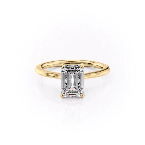 The Madison Set With A 1 Carat Emerald Moissanite Discount