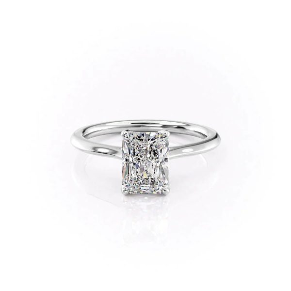 The Madison Set With A 1.5 Carat Radiant Moissanite Sale