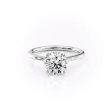 The Madison Set With A 1 Carat Round Moissanite Online Hot Sale